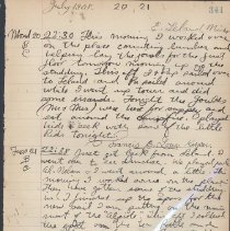 Diary of Francis E. Locy