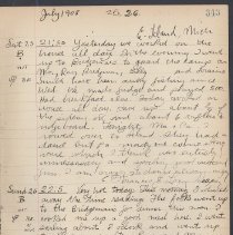 Diary of Francis E. Locy