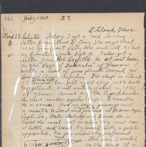 Diary of Francis E. Locy