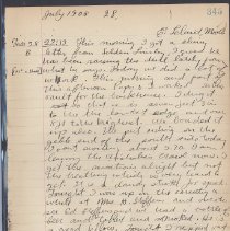 Diary of Francis E. Locy