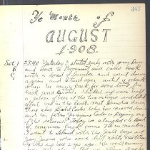 Diary of Francis E. Locy