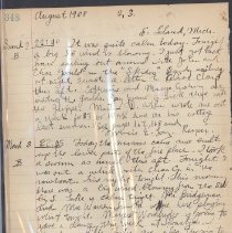 Diary of Francis E. Locy