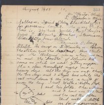 Diary of Francis E. Locy