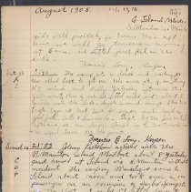 Diary of Francis E. Locy