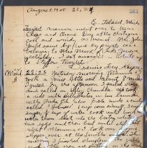 Diary of Francis E. Locy