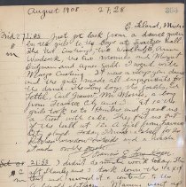 Diary of Francis E. Locy