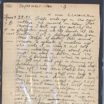 Diary of Francis E. Locy