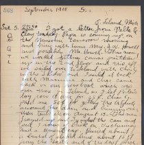 Diary of Francis E. Locy