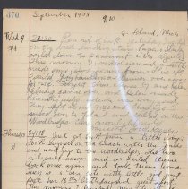 Diary of Francis E. Locy