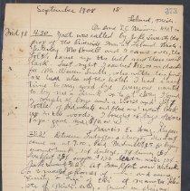 Diary of Francis E. Locy