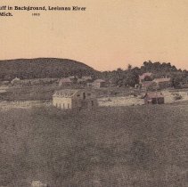 Blackledge Bluff in Background, Leelanau River - Leland, Mich.