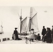 Schooners leaving the dock