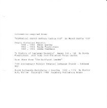 The History of the Lutheran Church in Northport