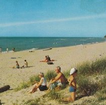 Lake Michigan Beach at Leland, Michigan