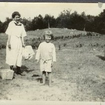 Picking blackberries