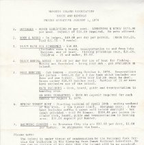 Manitou Island Association Rates and Rentals