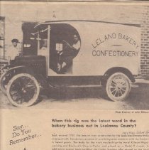 When this rig was the latest word in the bakery business out in Leelanau County