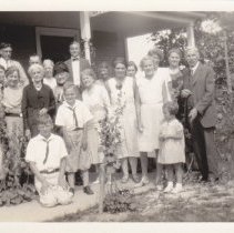 Group on porch