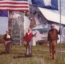 Bicentennial Bar Flag Raising