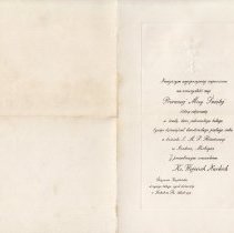 First Communion invitation and envelope