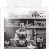 Sy in his snack shack