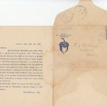 Invitation to the 14th Reunion of the 15th O.V.I.