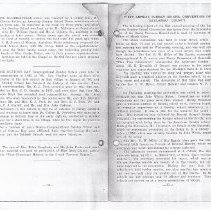 Leelanau County Sunday School Association Golden Jubilee Year 1888-1938 Sou
