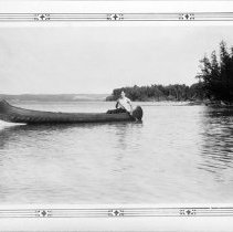 Erhardt Peters in a Canoe