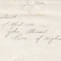 Report of Commissioner of Highways