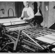 Wilfred Peters at Paper Folder (Duplicate)