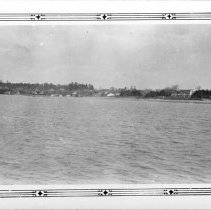 Cottages on lakeshore