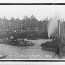 Iron Co. scow on Carp River