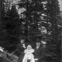 James Thirlby with Nellie and George