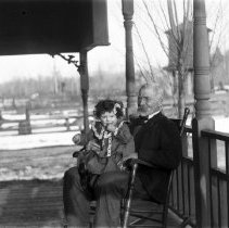Great grandpa, John White, with Esther White Morse