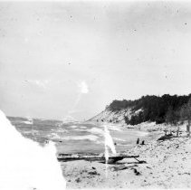 Beach and bluff on North Manitou Island