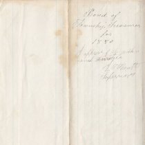 Bond for Township Treasurer