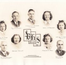 Senior Class Suttons Bay 1940