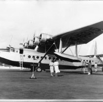 Large Water Plane Getting Ready for Take off