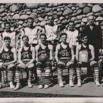 Suttons Bay 1942-1943 Mens Basketball Team