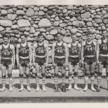 Suttons Bay High School Men Basketball Team 1945