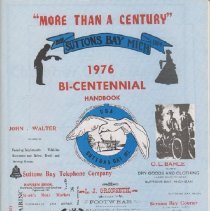 Suttons Bay 1976 Bi-Centennial Handbook