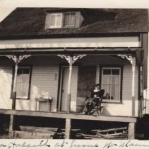 Photo of Anna Halseth on her porch