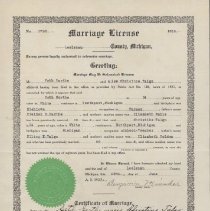 Marriage License
