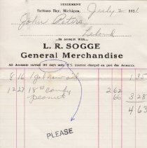 Invoice for John Peters