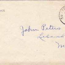 Envelope to accompany invoice #2013.11.201