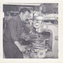 Man working on machinery