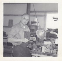 Man working on Machinery