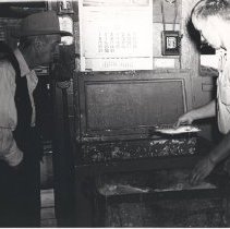 Hank Steffens Jr. Helps Customer in Fishery