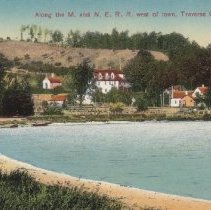 Along the Manistee and North Eastern Railroad West of Town