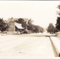 Leland Streetscape View from Bridge - 1920's?